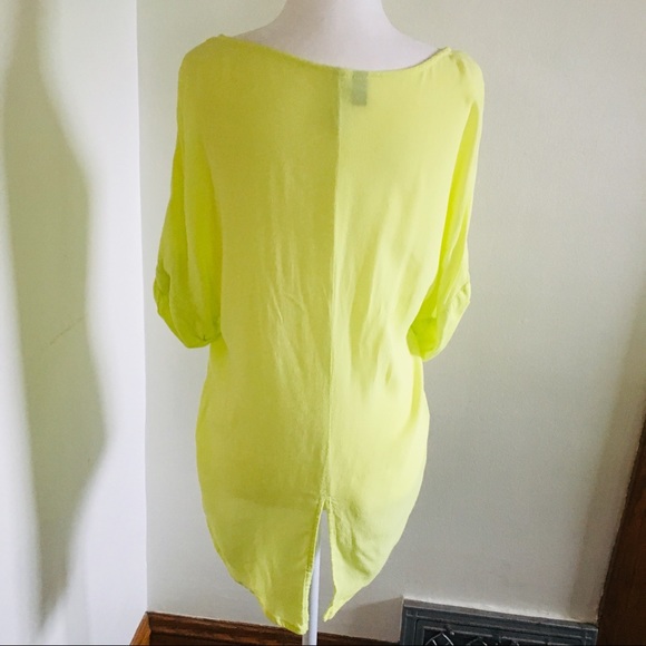 Ming Basics Size 6 Lemon Yellow Top Shirt Wang - Picture 3 of 8